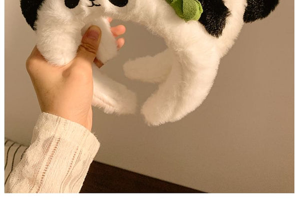 Fluffy Panda Headband FashionChic