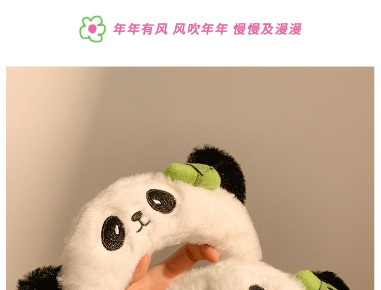 Fluffy Panda Headband FashionChic