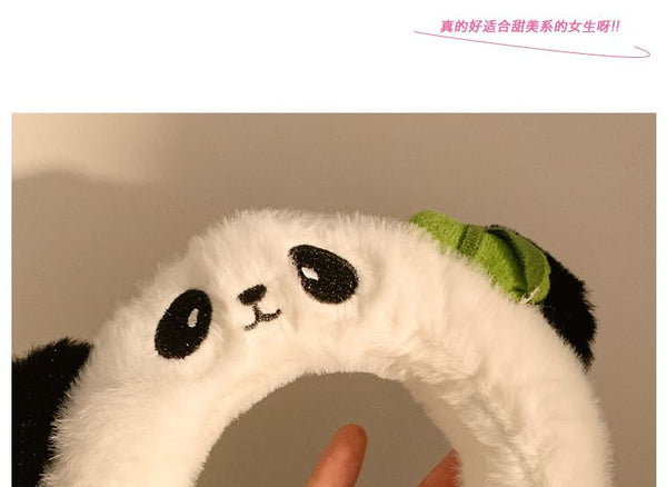 Fluffy Panda Headband FashionChic