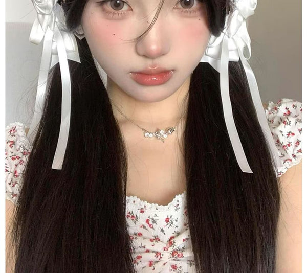 Flower Bowknot Clip Hair FashionChic