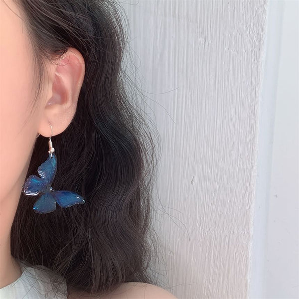 Clip-On Hook / Earring Butterfly Drop FashionChic