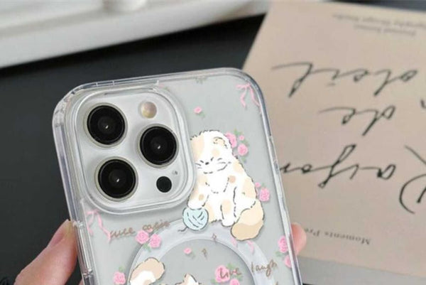 MagSafe) Cat Magnetic Case (Compatible Phone with FashionChic