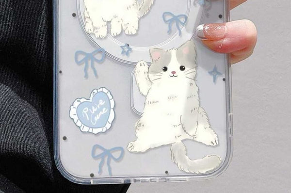 MagSafe) Cat Magnetic Case (Compatible Phone with FashionChic