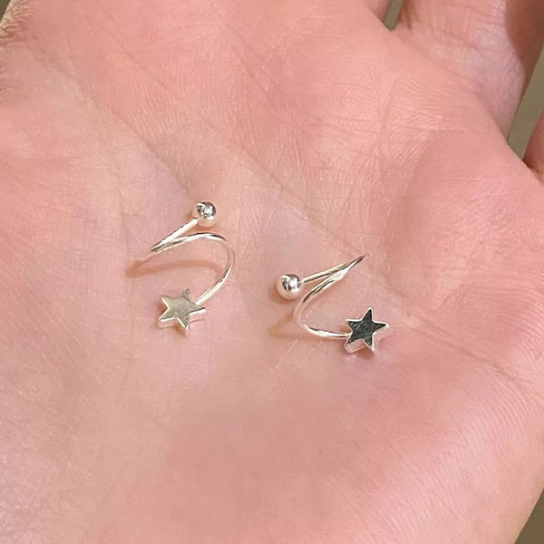 Heart Bead / Jacket Ear Alloy Star FashionChic