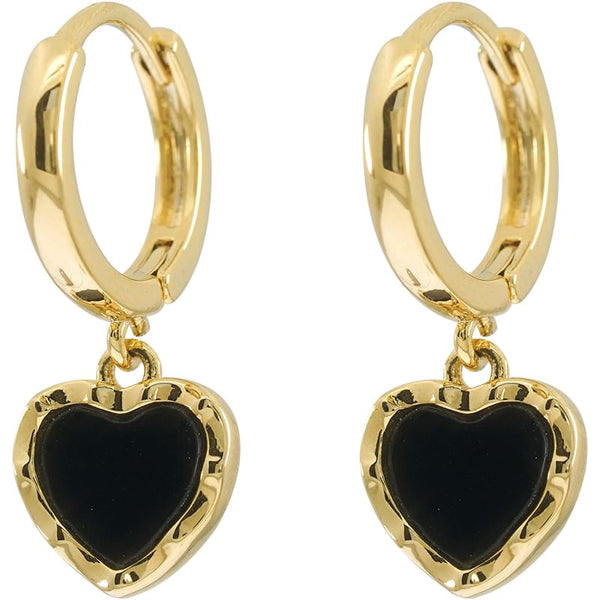 Earring Heart Alloy Drop FashionChic