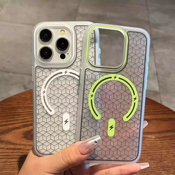 (Compatible Magnetic Phone with Geometric MagSafe) Case FashionChic