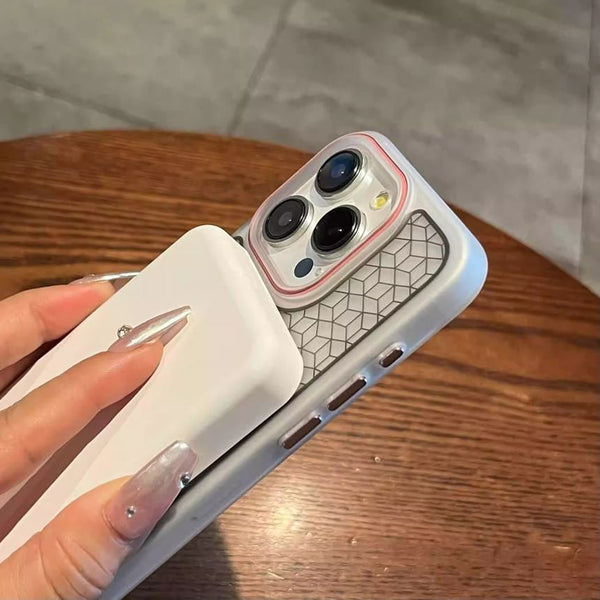 (Compatible Magnetic Phone with Geometric MagSafe) Case FashionChic