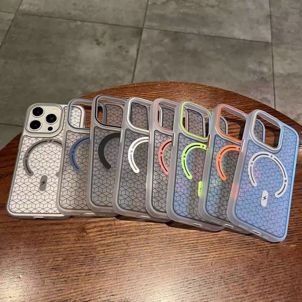 (Compatible Magnetic Phone with Geometric MagSafe) Case FashionChic