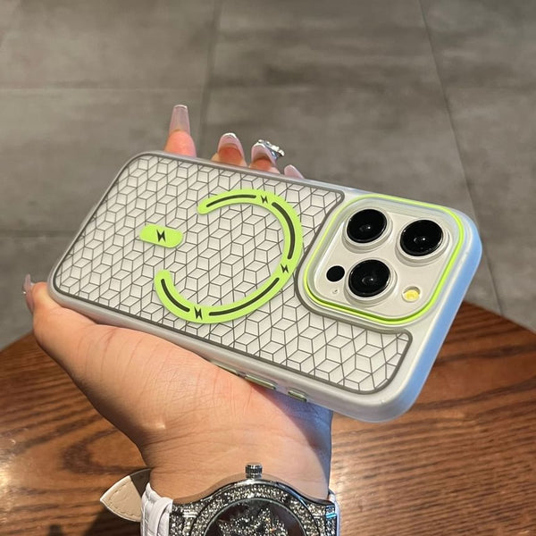 (Compatible Magnetic Phone with Geometric MagSafe) Case FashionChic