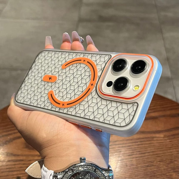 (Compatible Magnetic Phone with Geometric MagSafe) Case FashionChic