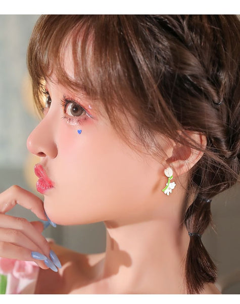 Sterling Various Earring Silver Cuff Designs ( ) Rabbit Cartoon Ear / Stud FashionChic