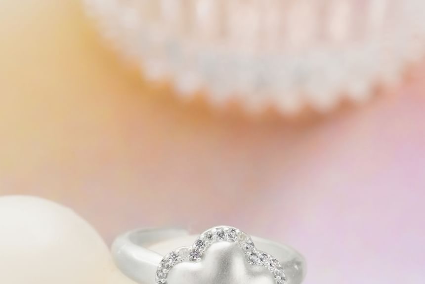 Smiley Open Ring Face Flower FashionChic