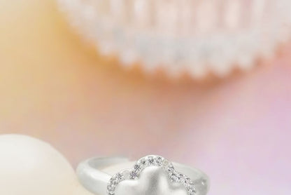 Smiley Open Ring Face Flower FashionChic