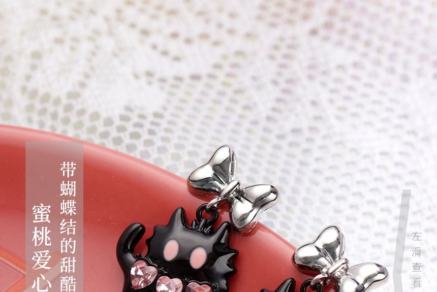 Silver Block Sterling / Color Cat Stud Cuff Ear Earring FashionChic