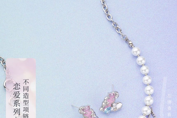 Sterling Stud Cuff Heart Ear Earring Silver Panel / FashionChic