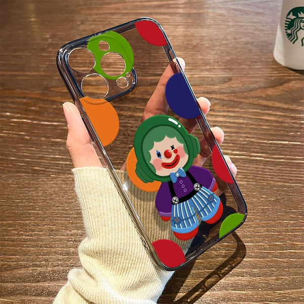 Clown Case Transparent Phone FashionChic