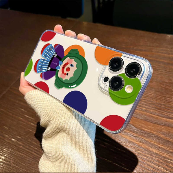 Clown Case Transparent Phone FashionChic
