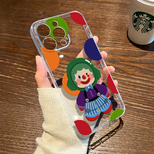 Clown Case Transparent Phone FashionChic