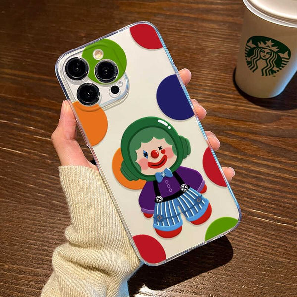 Clown Case Transparent Phone FashionChic