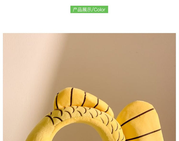 Wash Chenille Headband Face Fish FashionChic