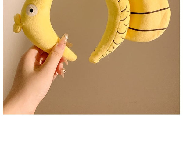 Wash Chenille Headband Face Fish FashionChic