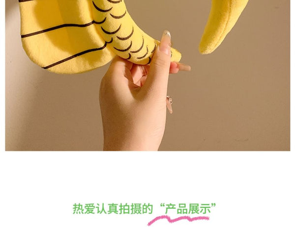 Wash Chenille Headband Face Fish FashionChic