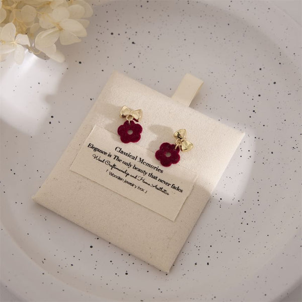 Drop Earring Clip-On Floral / Bow FashionChic