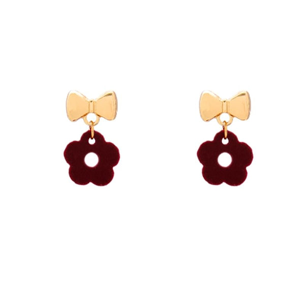 Drop Earring Clip-On Floral / Bow FashionChic