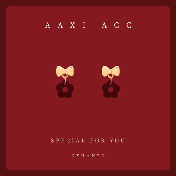 Drop Earring Clip-On Floral / Bow FashionChic