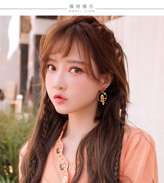 Hoop Earring Fox Clip / On FashionChic