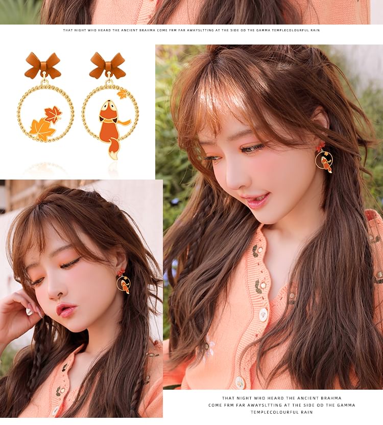 Hoop Earring Fox Clip / On FashionChic