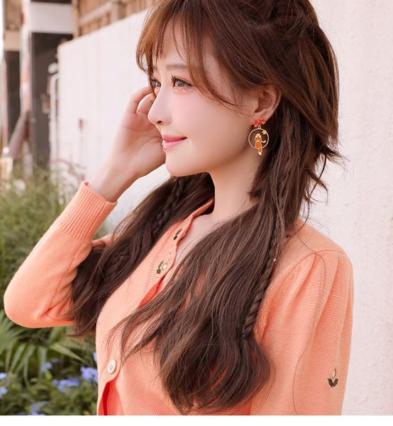 Hoop Earring Fox Clip / On FashionChic