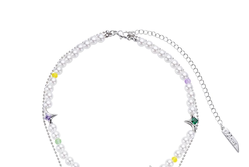 Layered Ribbon Necklace FashionChic