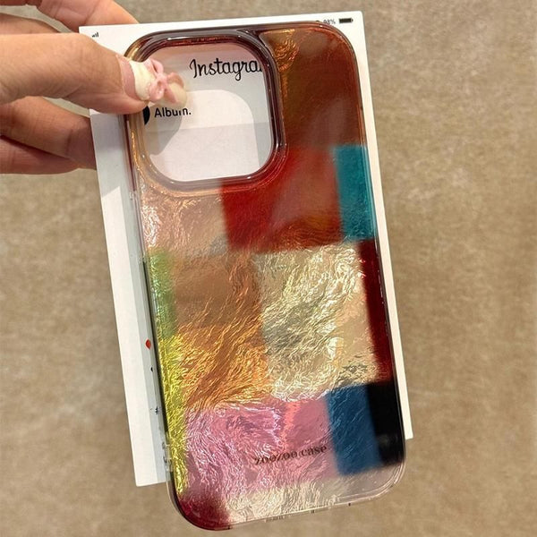 Block Color Case Phone FashionChic