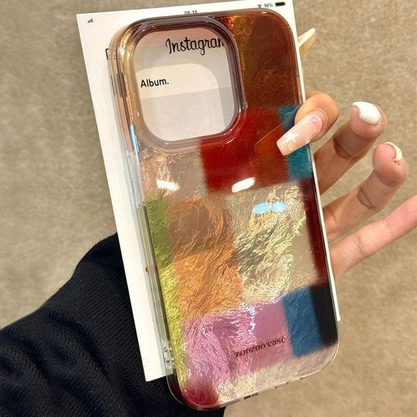 Block Color Case Phone FashionChic