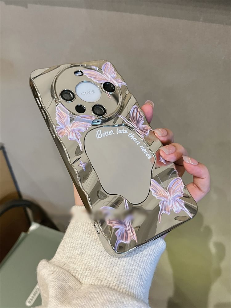 Strap Case Phone Mirrored Set / Butterfly FashionChic
