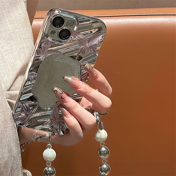 Strap Case Phone Mirrored Set / Butterfly FashionChic