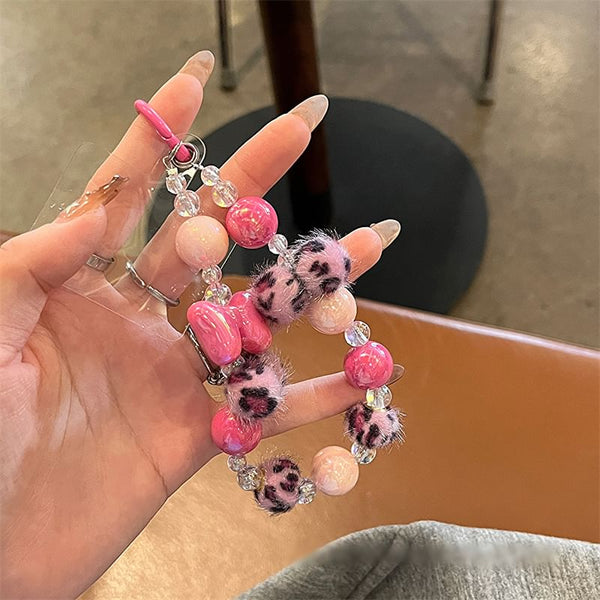 Dog Print Leopard Strap Set Case Phone / FashionChic