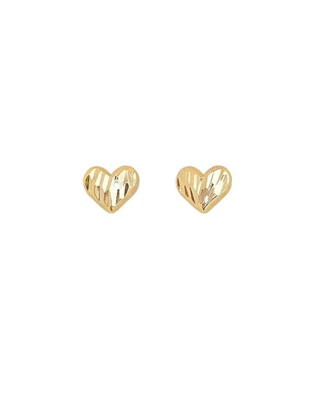 Stud Silver 925 Sterling Heart Earring FashionChic