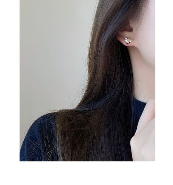 Stud Silver 925 Sterling Heart Earring FashionChic