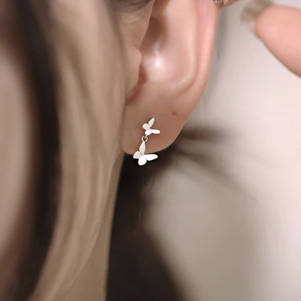 Butterfly Sterling 925 Earring Silver Drop FashionChic