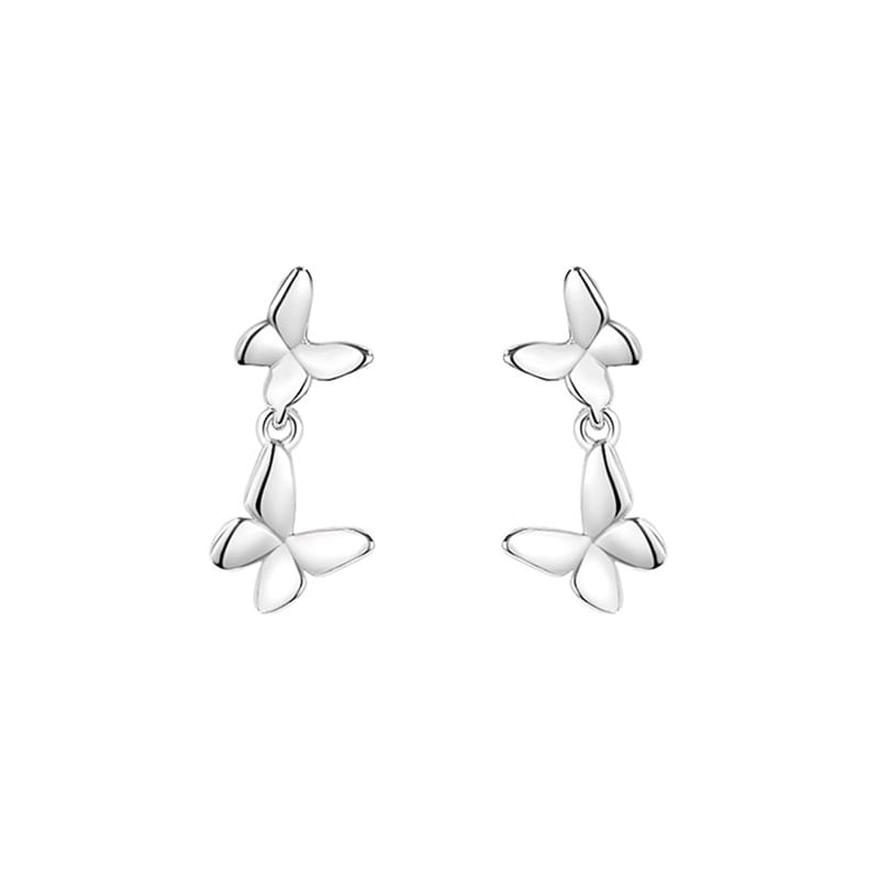 Butterfly Sterling 925 Earring Silver Drop FashionChic