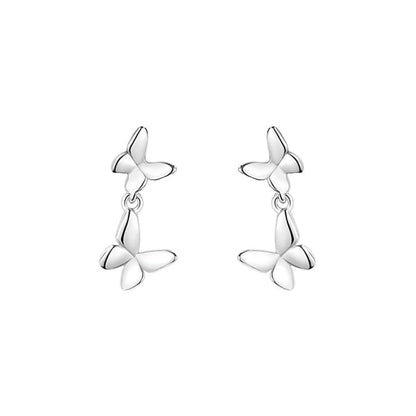 Butterfly Sterling 925 Earring Silver Drop FashionChic