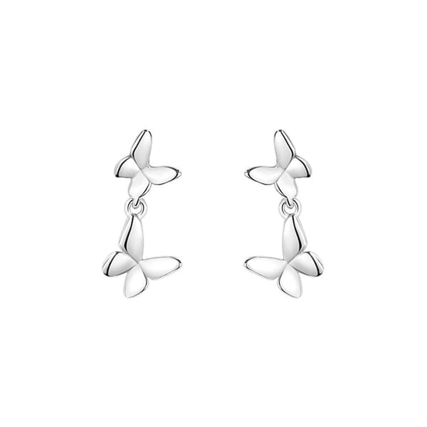 Butterfly Sterling 925 Earring Silver Drop FashionChic