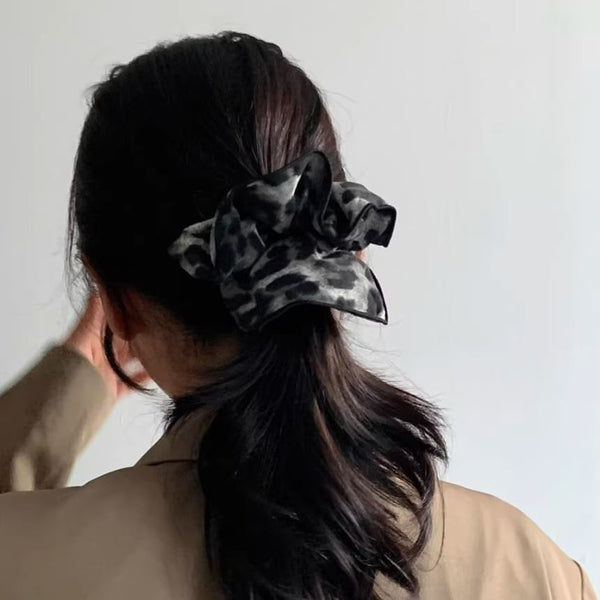 Hair Scrunchie Print Leopard FashionChic