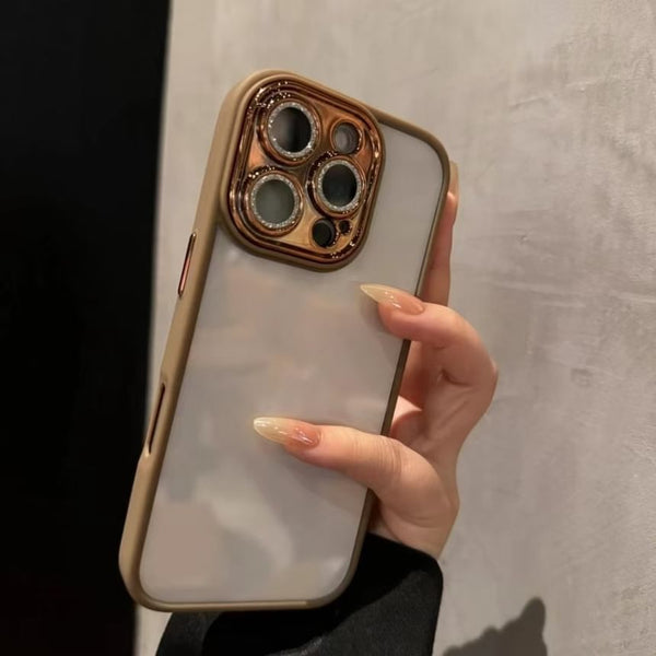 Phone Case Glitter Protection Lens FashionChic
