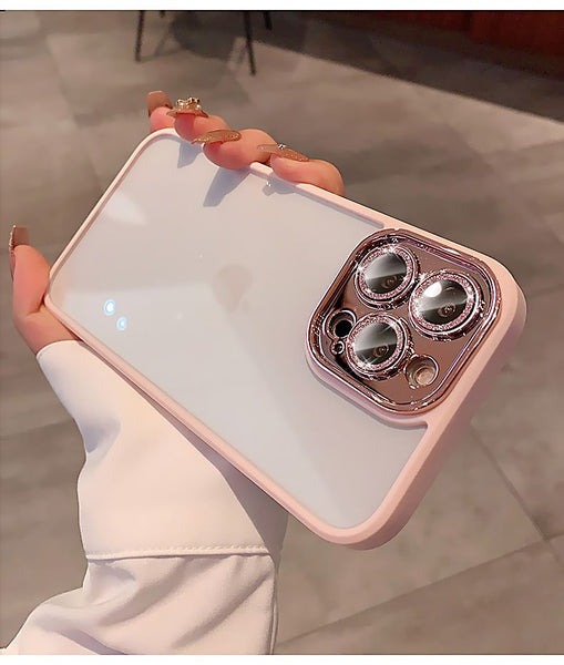 Phone Case Glitter Protection Lens FashionChic