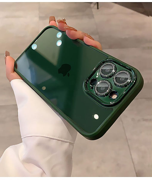 Phone Case Glitter Protection Lens FashionChic