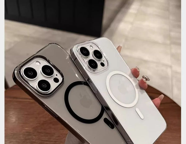 (Compatible with MagSafe) Transparent Phone Magnetic Case FashionChic