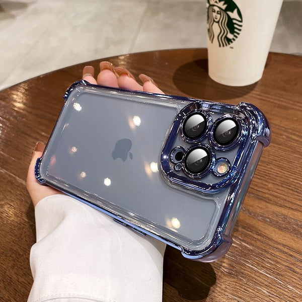 Case Metallic Phone Padded FashionChic